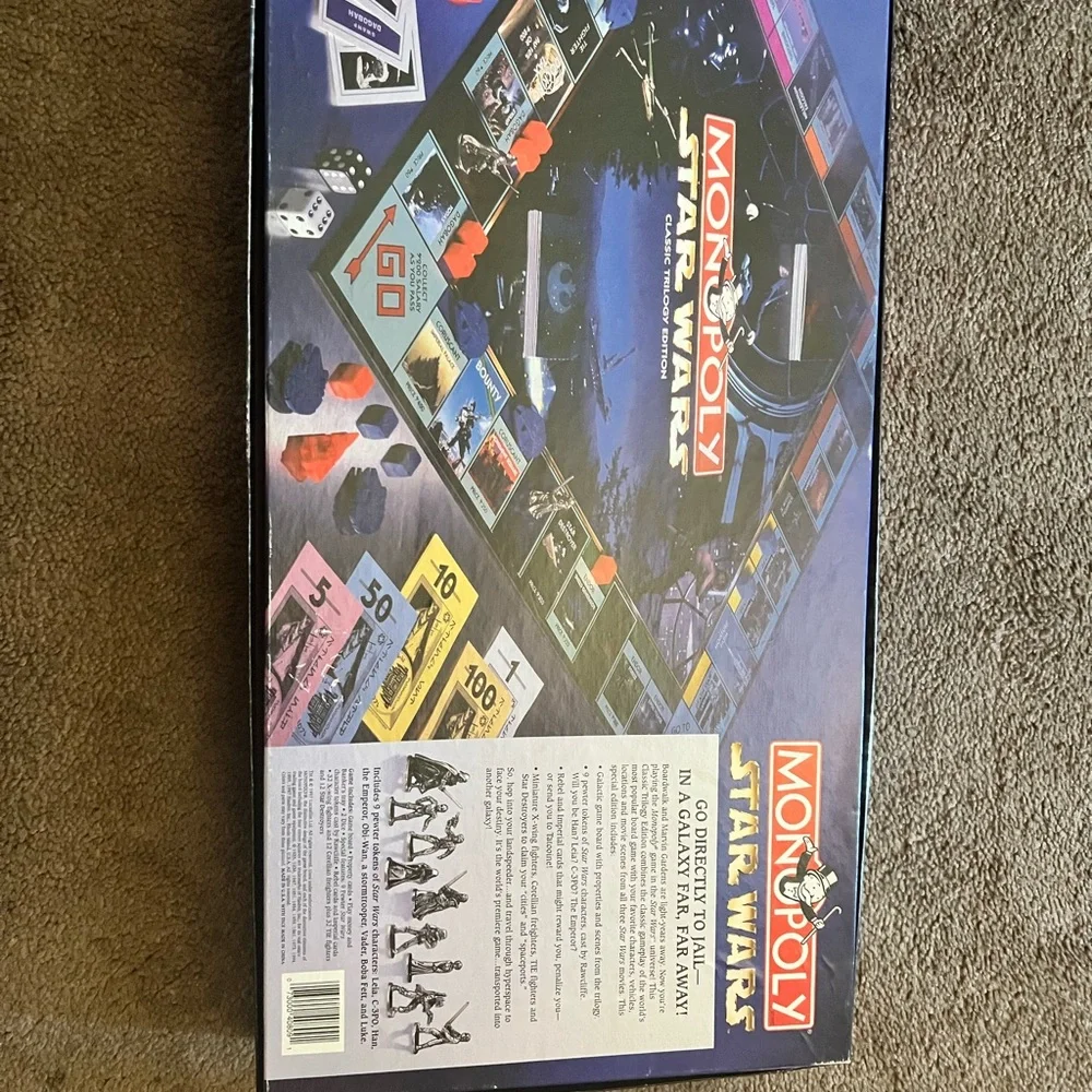 Star Wars Classic Monopoly Trilogy Edition - Picture 2 of 2